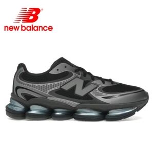 Men's New Balance Abzorb 2000 Black Gray Athletic Running Shoes